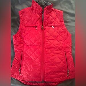 Women’s Red Woolrich Vest